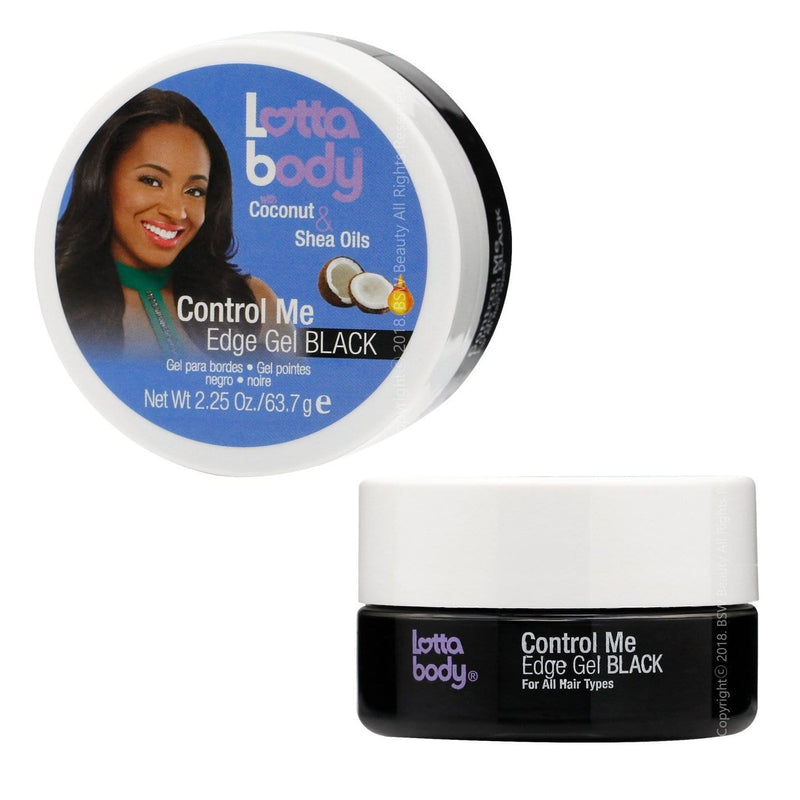LOTTABODY | Control Me Edge Gel Black 2.25oz | Hair to Beauty.