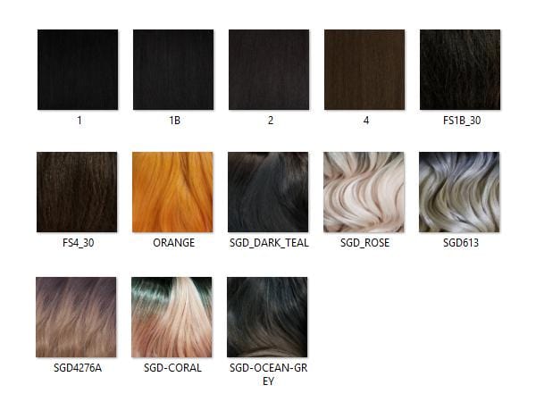 LSD30 | Synthetic Swiss Lace Front Wig | Hair to Beauty.