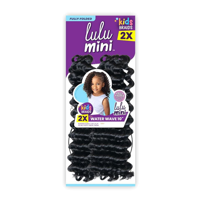 2X WATER WAVE 10″ | Sensationnel Lulu Mini Synthetic Kids Braid | Hair to Beauty.