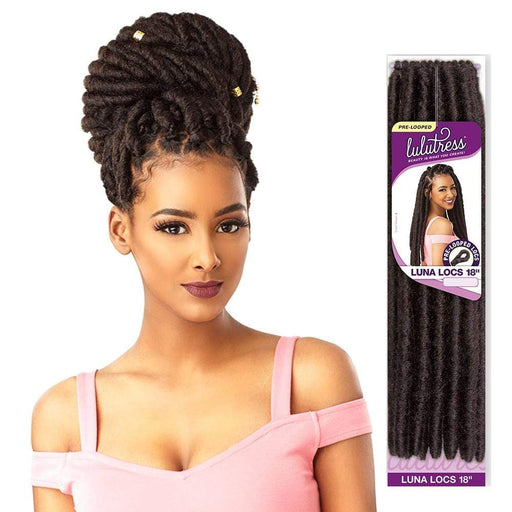 LUNA LOCS 18″ | Lulutress Synthetic Crochet Braid | Hair to Beauty.