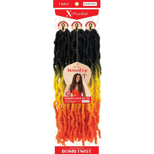 MANGO LOCS 18″ 3X | Twisted Up Synthetic Braid | Hair to Beauty.