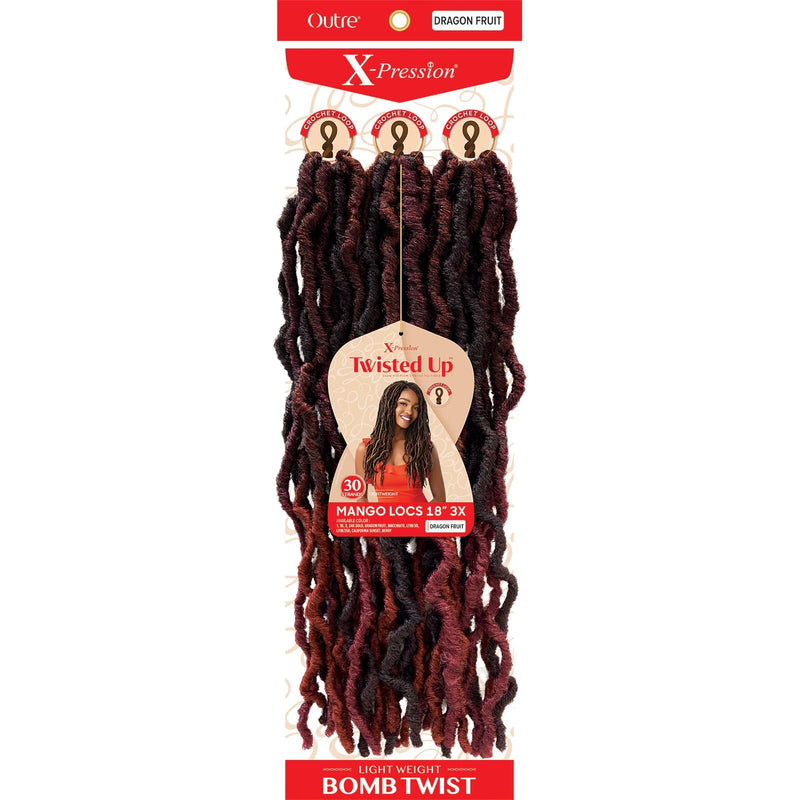 MANGO LOCS 18″ 3X | Twisted Up Synthetic Braid | Hair to Beauty.