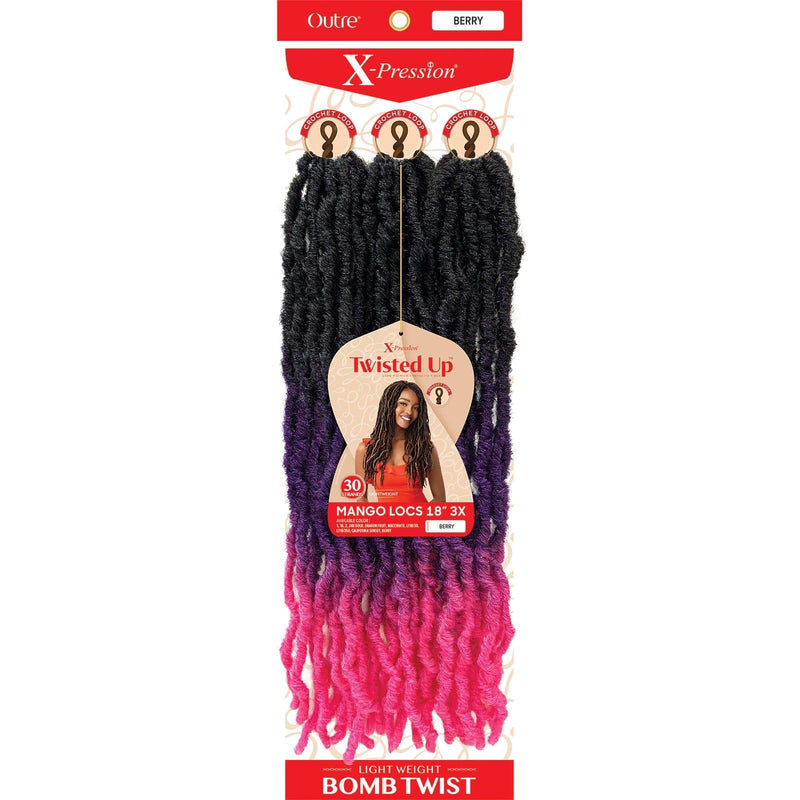 MANGO LOCS 18″ 3X | Twisted Up Synthetic Braid | Hair to Beauty.