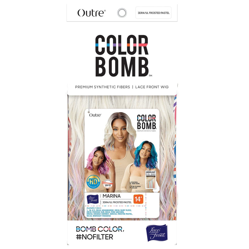 MARINA | Outre Color Bomb Synthetic HD Lace Front Wig - Hair to Beauty.