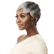 MARINETTE | Outre Fab & Fly Gray Glamour Unprocessed Human Hair Wig | Hair to Beauty.