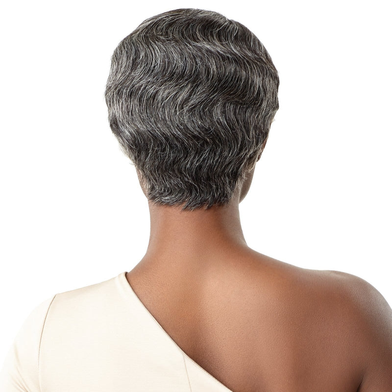 MARINETTE | Outre Fab & Fly Gray Glamour Unprocessed Human Hair Wig | Hair to Beauty.