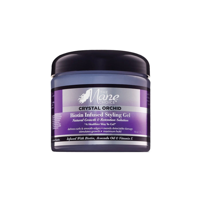 MANE CHOICE | Crystal Orchid Biotin Infused Styling Gel 16oz | Hair to Beauty.