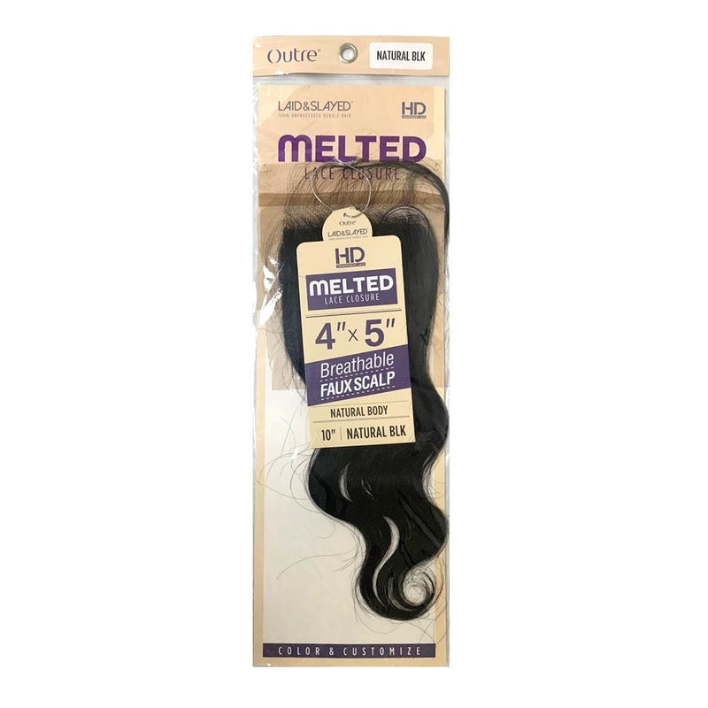 NATURAL BODY | Laid&Slayed Human Hair 4X5 HD Melted Lace Closure | Hair to Beauty.