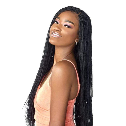 MICRO BOX BRAID 28″ | Cloud9 Synthetic 4X4 Swiss Hand-Braided Lace Wig | Hair to Beauty.