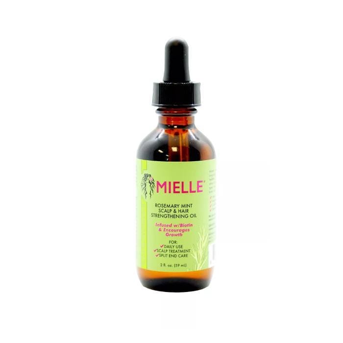 MIELLE | Rosemary Mint Scalp & Hair Strengthening Oil 2oz | Hair to Beauty.