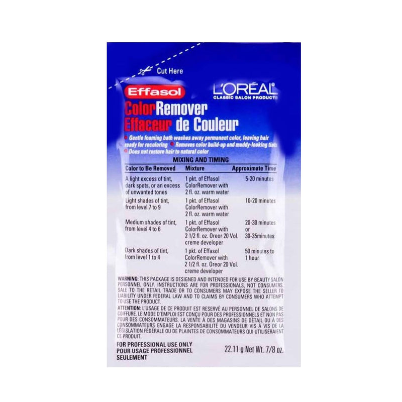 L'OREAL | Effasol Color Remover 7/8 oz | Hair to Beauty.