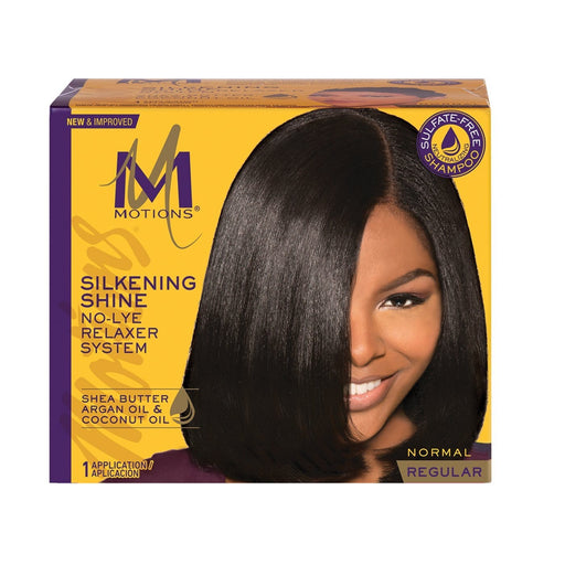 MOTION | Silkening Shine No-Lye Relaxer System Kit Regular | Hair to Beauty.