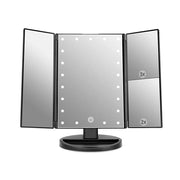 BE U | Tri-Fold LED Makeup Mirror | Hair to Beauty.