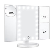 BE U | Tri-Fold LED Makeup Mirror | Hair to Beauty.