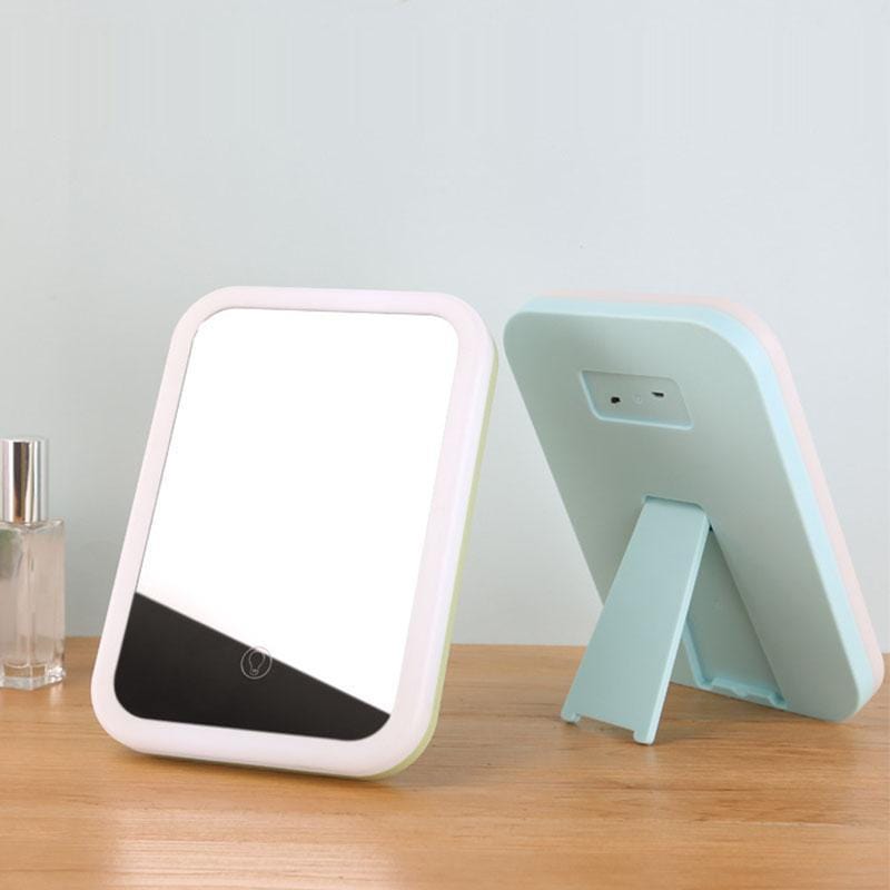 BE U | LED Vanity Mirror Square | Hair to Beauty.