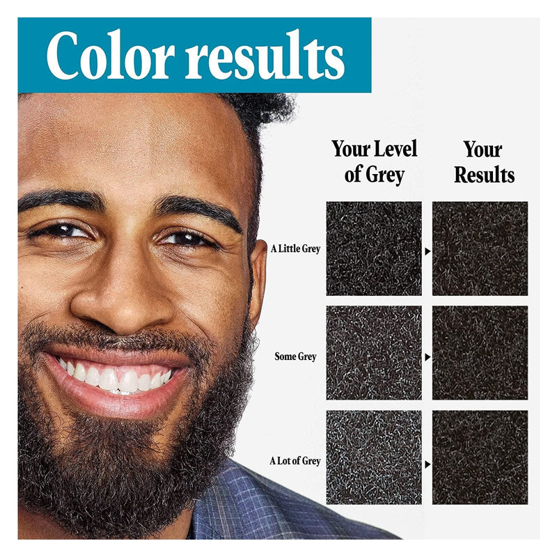 JUST FOR MEN | Mustache and Beard Brush-In Color Gel | Hair to Beauty.