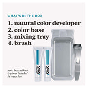 JUST FOR MEN | Mustache and Beard Brush-In Color Gel | Hair to Beauty.