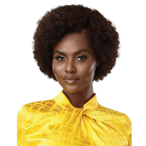 HH-NATURAL AFRO | Outre Mytresses Gold Unprocessed Human Hair Leave Out Wig | Hair to Beauty.