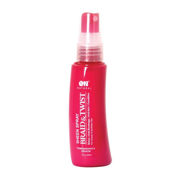 ON NATURAL | Pomegranate Braid & Twist Sheen Spray 2oz | Hair to Beauty.