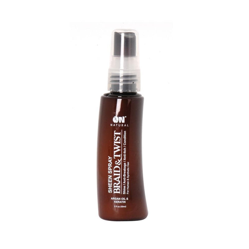 ON NATURAL | Argan Oil Braid & Twist Sheen Spray 2oz | Hair to Beauty.
