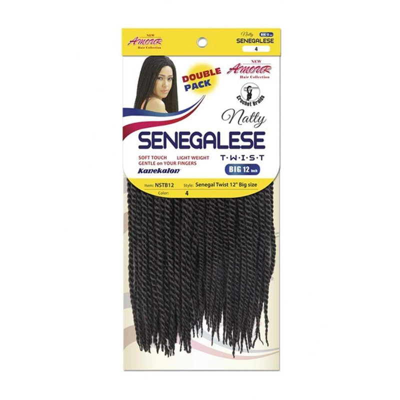 NSTB12 NATTY SENEGAL TWIST BIG 12" | Kanekalon Braid | Hair to Beauty.