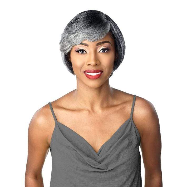 NYLA | Empire Salt & Pepper Human Hair Wig | Hair to Beauty.