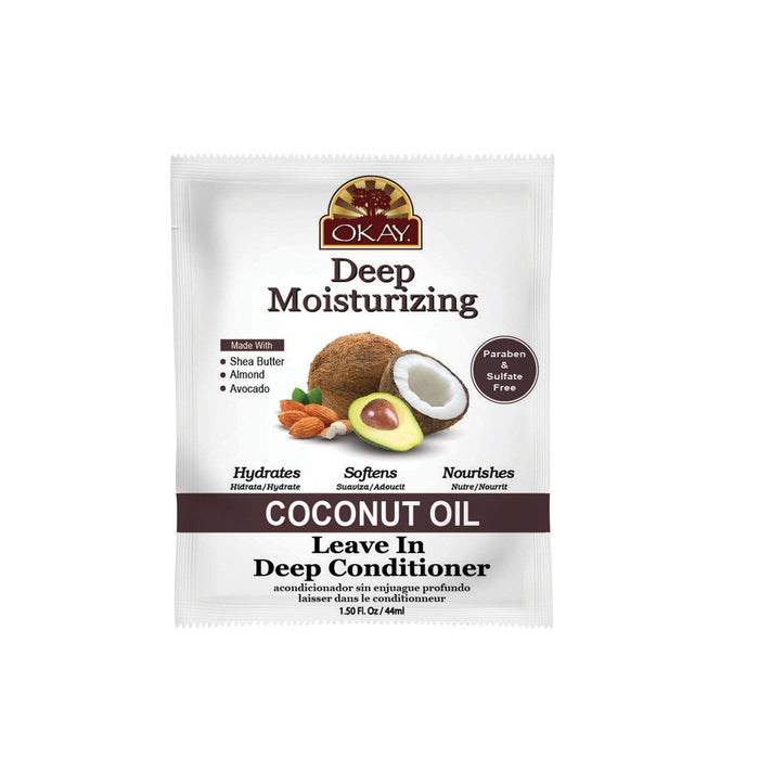 OKAY | Coconut Leave-In Packettes 1.5oz | Hair to Beauty.