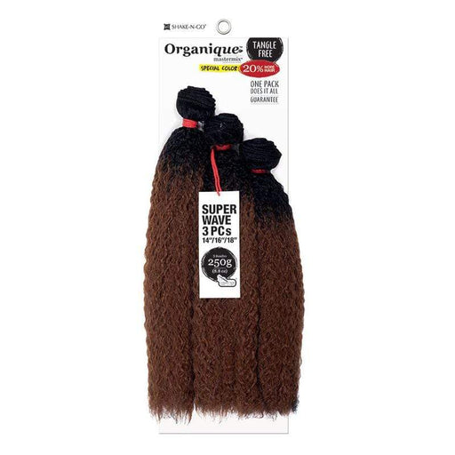 SUPER WAVE 3PCS | Organique Mastermix Synthetic Weave | Hair to Beauty.