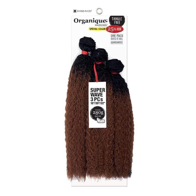 SUPER WAVE 3PCS | Organique Mastermix Synthetic Weave | Hair to Beauty.