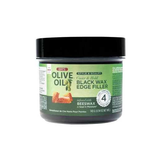 ORGANIC ROOT STIMULATOR | Olive Oil Style Sculpt Black Wax Edge Filler 4.94oz - Hair to Beauty.