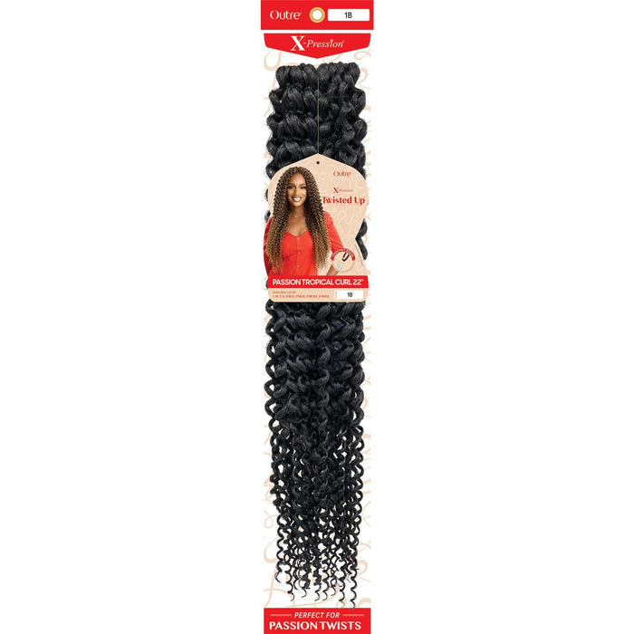 PASSION TROPICAL CURL 22" | Twisted Up Synthetic Braid | Hair to Beauty.