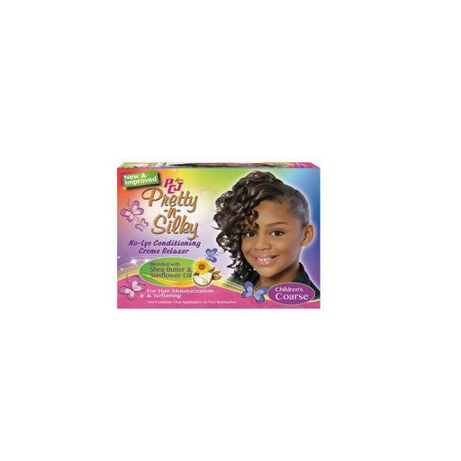 P.C.J. | Pretty -n- Silky No-Lye Children's Conditioning Creme Relaxer Kit Coarse | Hair to Beauty.