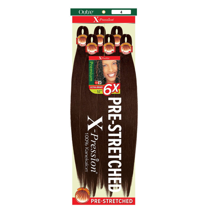 6X X-PRESSION 52" | Outre Pre-Stretched Kanekalon Braid | Hair to Beauty.