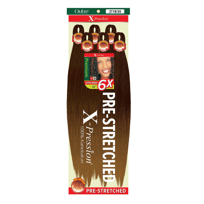 6X X-PRESSION 52" | Outre Pre-Stretched Kanekalon Braid | Hair to Beauty.