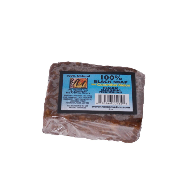 RA COSMETICS | Cucumber Melon Black Soap 5oz | Hair to Beauty.