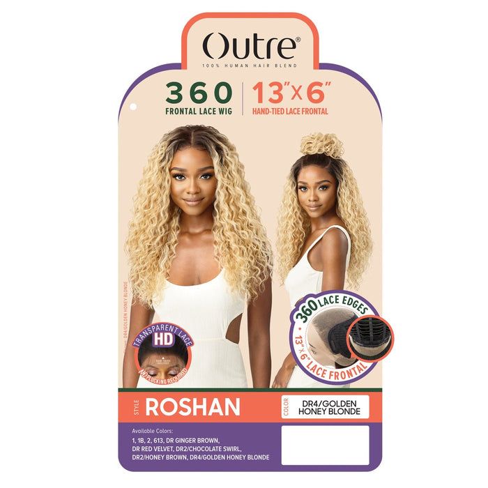 ROSHAN | Outre Human Hair Blend 13x6 HD Lace Frontal Wig - Hair to Beauty.