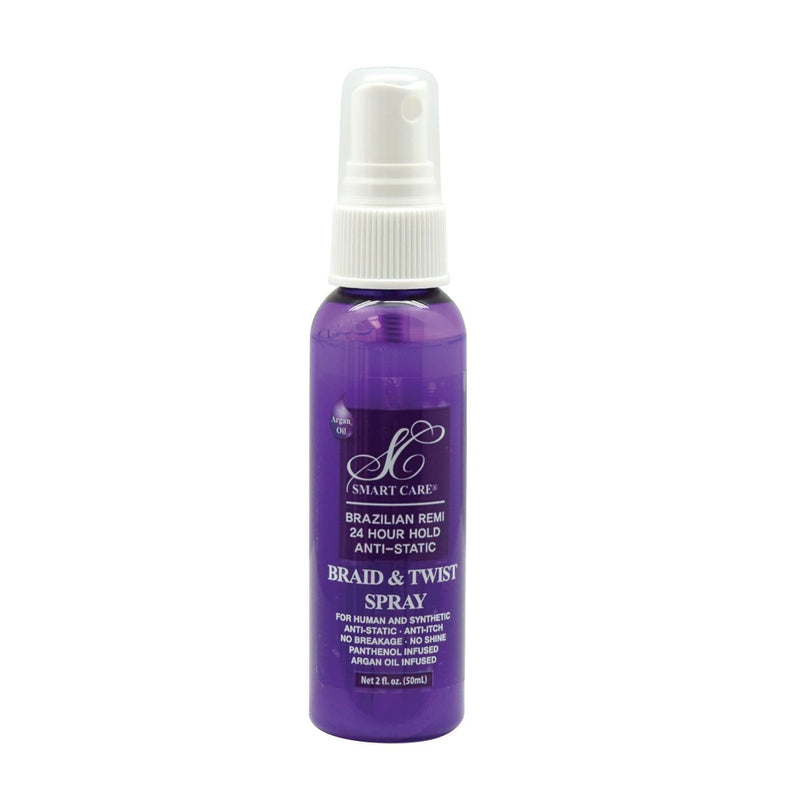 SMART CARE | Brazilian Remi 24 Hour Hold Anti-Static Braid and Twist Spray 2oz | Hair to Beauty.