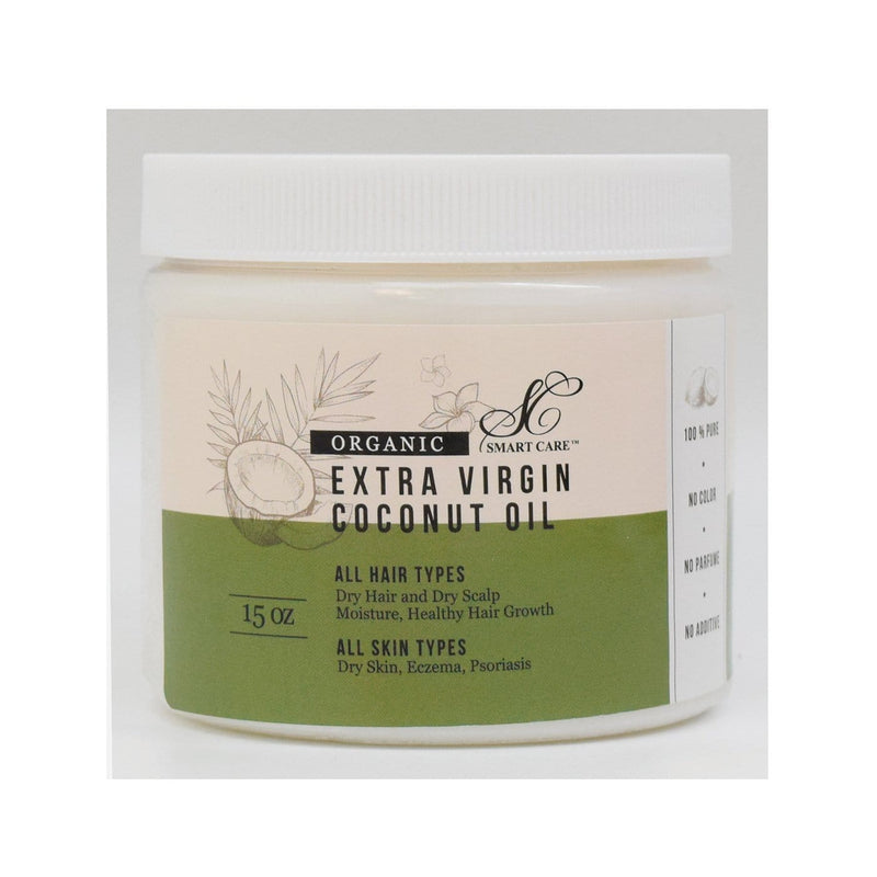 SMART CARE | Extra Virgin Coconut Oil Jar 15oz | Hair to Beauty.