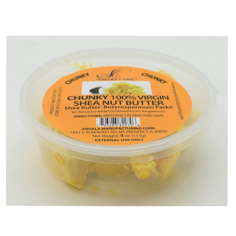 SMART CARE | 100% Shea Nut Butter Yellow Chunky | Hair to Beauty.