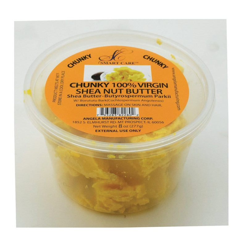 SMART CARE | 100% Shea Nut Butter Yellow Chunky | Hair to Beauty.