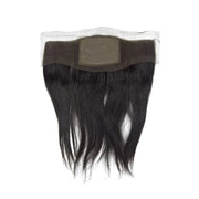 SILK COVERALL 11.5"X3.5" | Sensationnel Bare & Natural 100% Brazilian Remi Front Piece Closure - Straight 12" - Hair to Beauty.