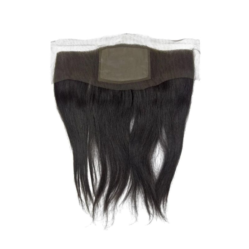 SILK COVERALL 11.5"X3.5" | Sensationnel Bare & Natural 100% Brazilian Remi Front Piece Closure - Straight 12" - Hair to Beauty.