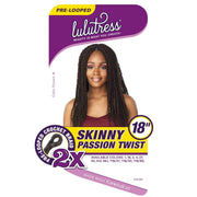 2X SKINNY PASSION TWIST 18" | Lulutress Synthetic Crochet Braid | Hair to Beauty.