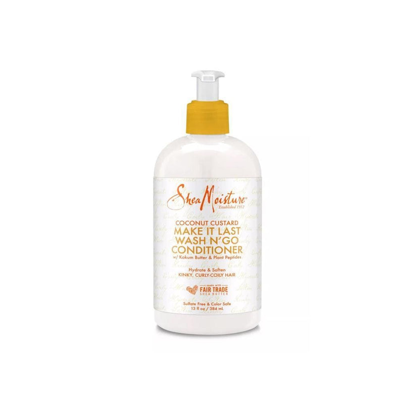 SHEA MOISTURE | Coconut Custard Make It Last Wash N'Go Conditioner 13oz [Step 2] | Hair to Beauty.