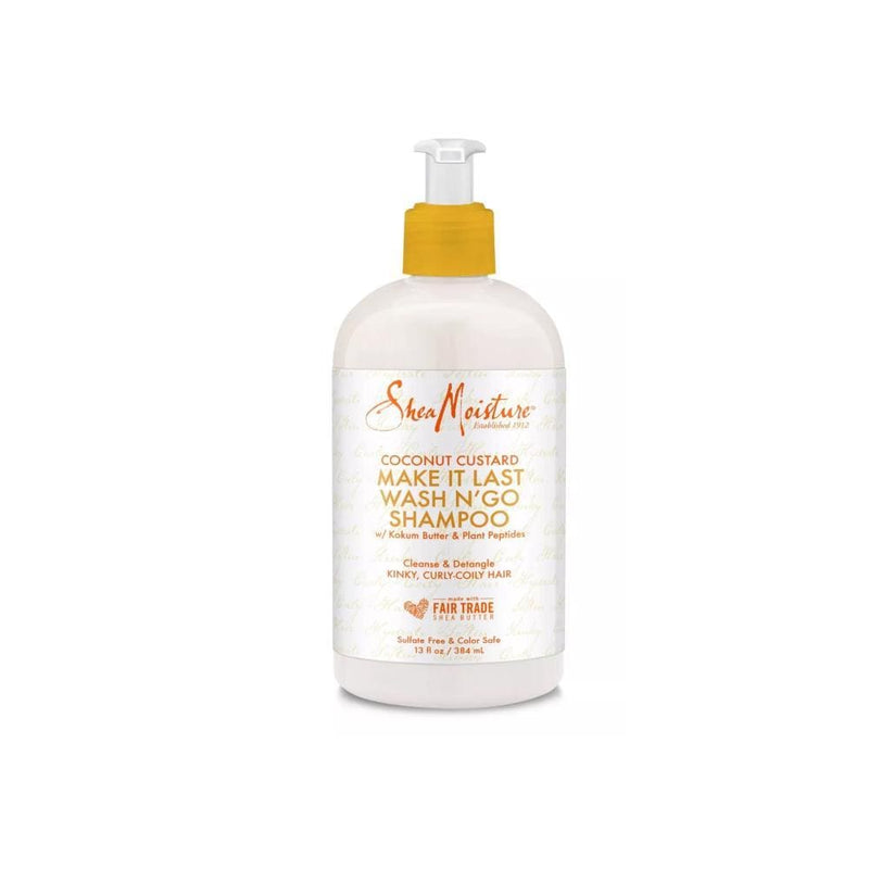 SHEA MOISTURE | Coconut Custard Make It Last Wash N'Go Shampoo 13oz [Step 1] | Hair to Beauty.