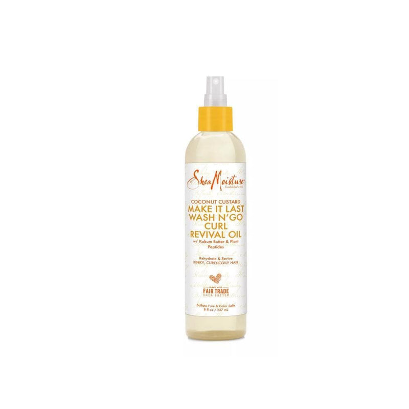 SHEA MOISTURE | Coconut Custard Make It Last Wash N'Go Curl Revival Oil 8oz [Step 5] | Hair to Beauty.