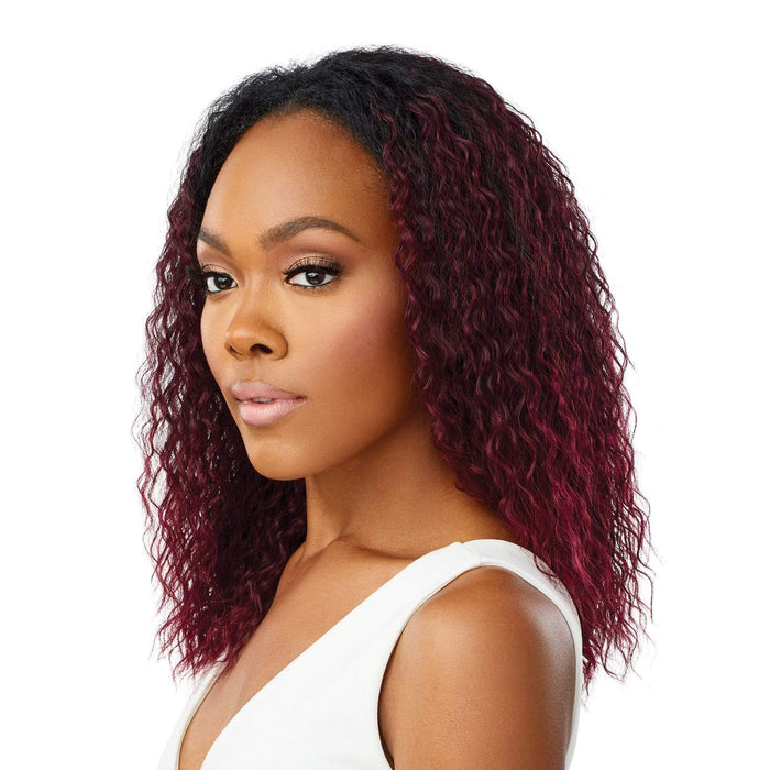 WET & WAVY SPANISH CURL 16″ | Quick Weave Synthetic Half Wig | Hair to Beauty.
