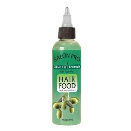 SALON PRO | Hair Food Olive Oil Formula with Aloe Vera 4oz | Hair to Beauty.