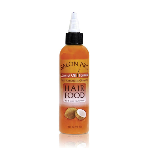 SALON PRO | Hair Food Coconut Oil Formula with Almond & Olive Oil 4oz | Hair to Beauty.