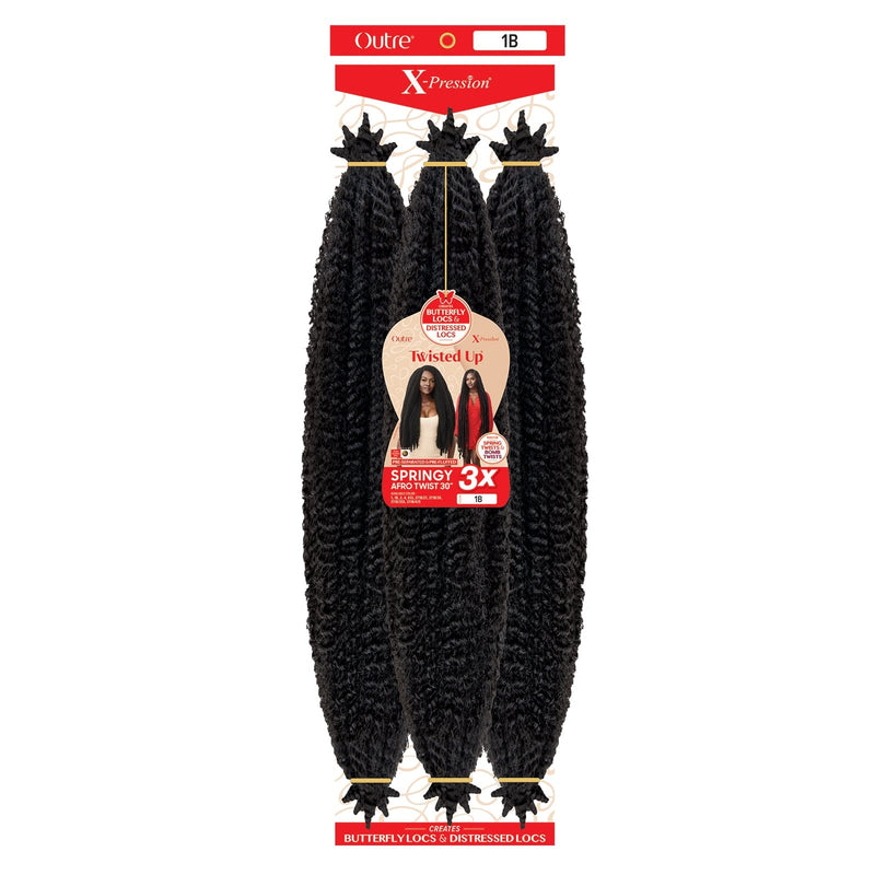 3X SPRINGY AFRO TWIST 30" | Outre Twisted up Synthetic Braid - Hair to Beauty.